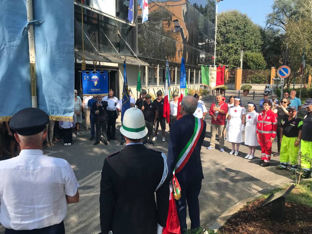 Inaugurazione targa Internati Militari Italiani Saronno