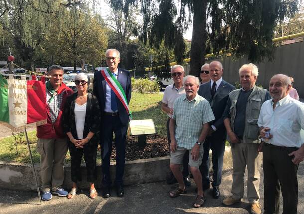 Inaugurazione targa Internati Militari Italiani Saronno