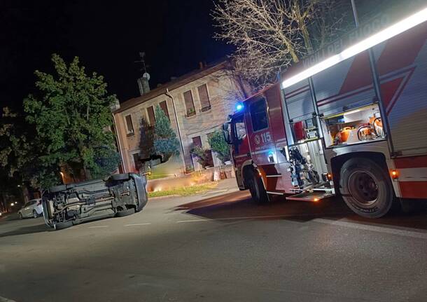 Incidente a Busto Arsizio in via Andrea Costa