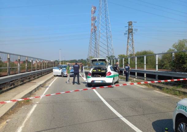 Incidente sul ponte di via Arese a Rho