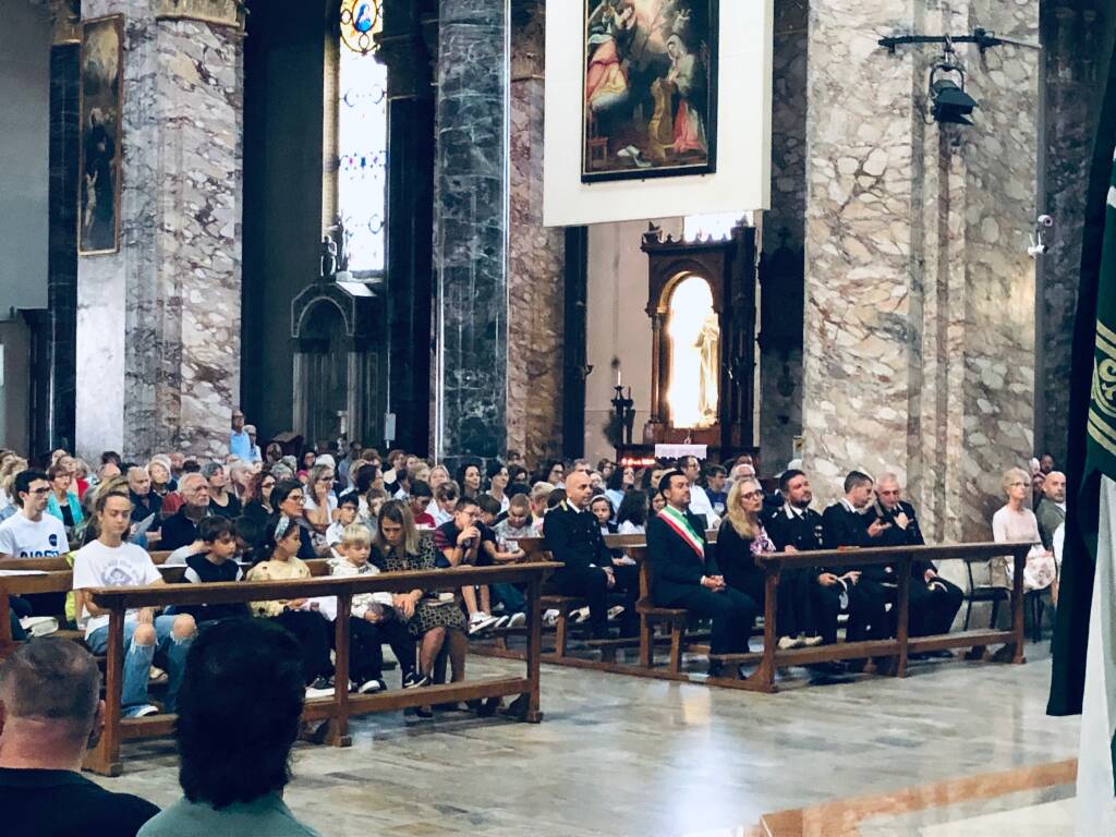 La celebrazione dell’altare della chiesa  San Domenica 