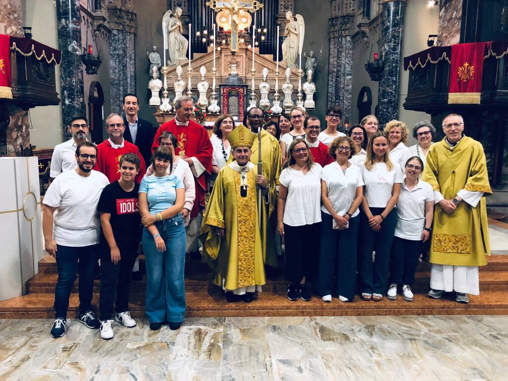 La celebrazione dell’altare della chiesa  San Domenica 