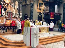 La celebrazione dell’altare della chiesa  San Domenica 