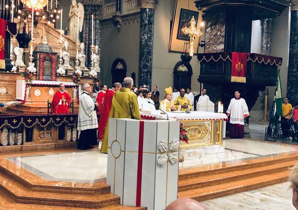 La celebrazione dell’altare della chiesa  San Domenica 