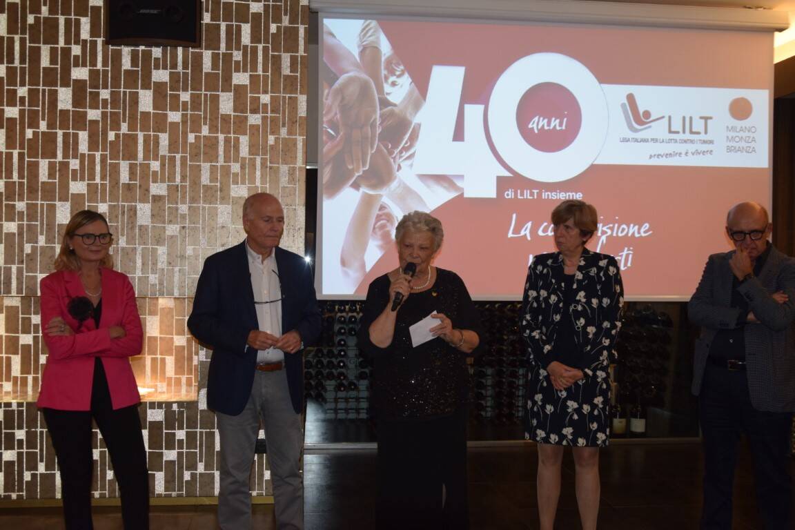 La Lilt Legnano ha festeggiato 40 anni di attività 