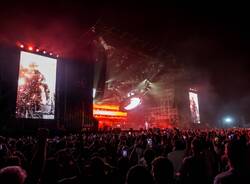 Lazza in concerto al Mediolanum Forum di Milano 
