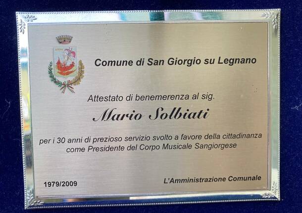 lutto mario solbiati san giorgio su legnano