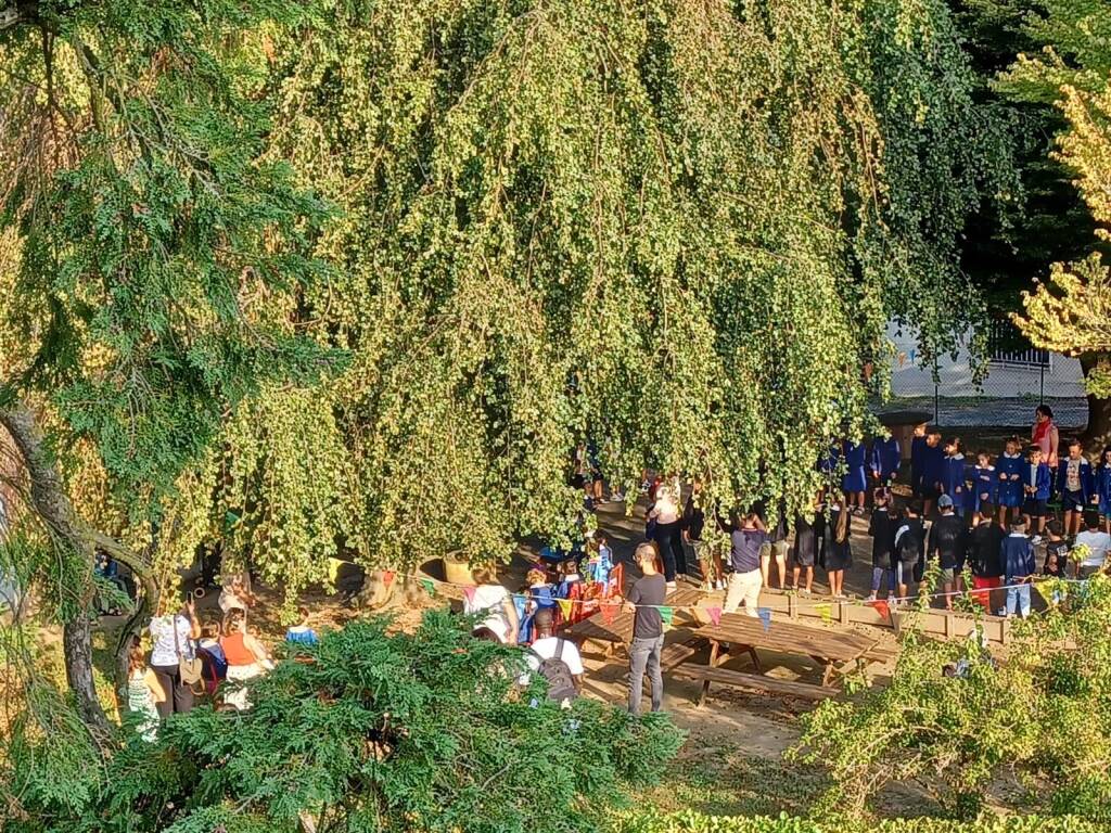 mongolfiere primo giorno di scuola cazzago brabbia