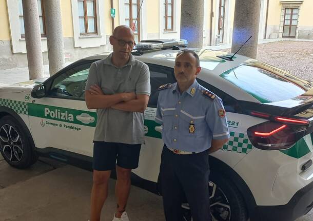 Nuova auto elettrica per la Polizia Locale di Parabiago