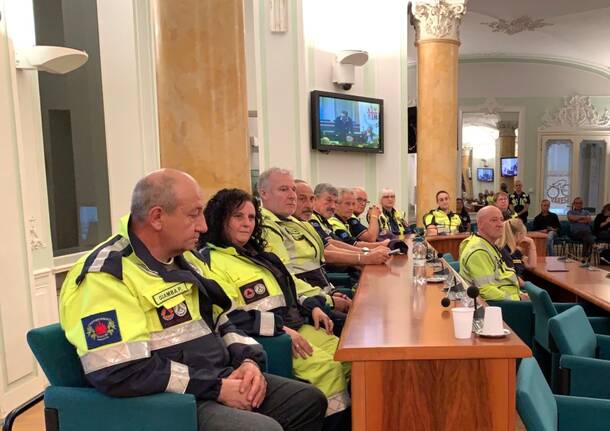 La Provincia di Varese ringrazia i volontari della Protezione civile