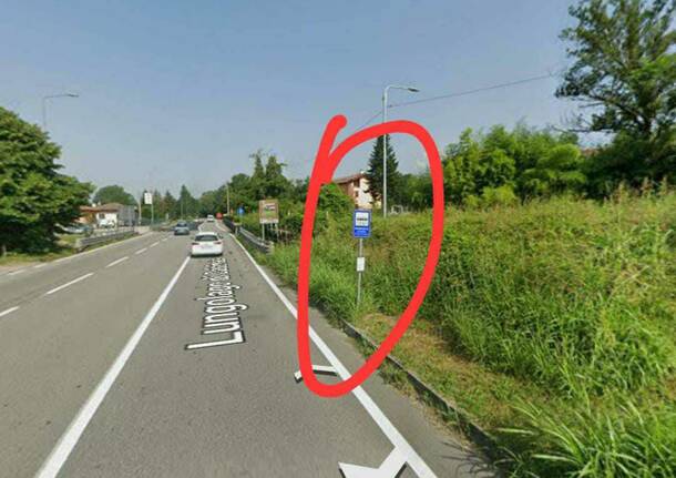 sicurezza fermata pullman alla schiranna