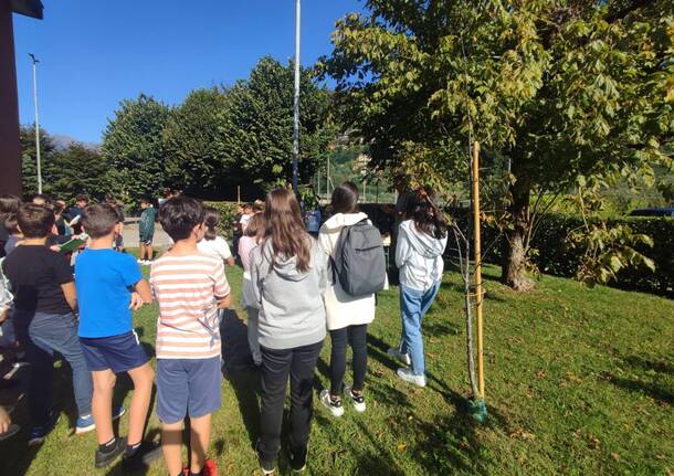 Alunni a lezione di micologia