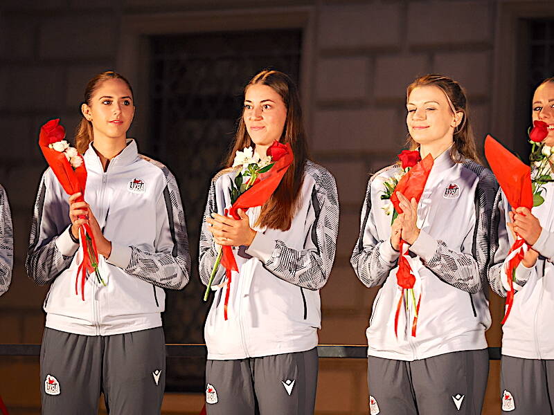 Pallavolo: le atlete della UYBA si presentano