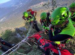 Esercitazione al Campo dei Fiori di Varese per il Soccorso Alpino