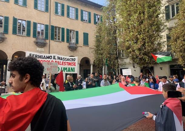 A Varese la manifestazione pro Palestina