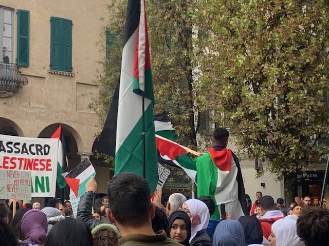 A Varese la manifestazione pro Palestina