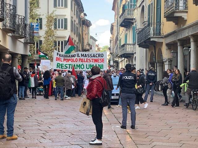 A Varese la manifestazione pro Palestina