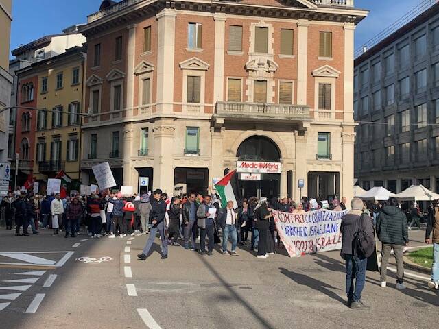 A Varese la manifestazione pro Palestina