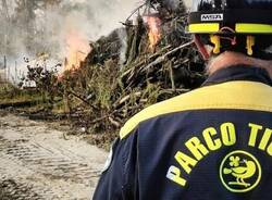 Esercitazione antincendio Parco del Ticino