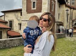 Francesca Ferragni e famiglia al Sacro Monte