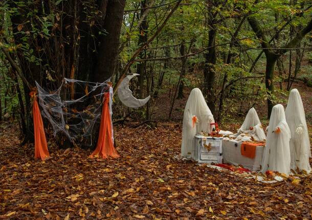 Aria di Halloween al laghetasc di Brebbia