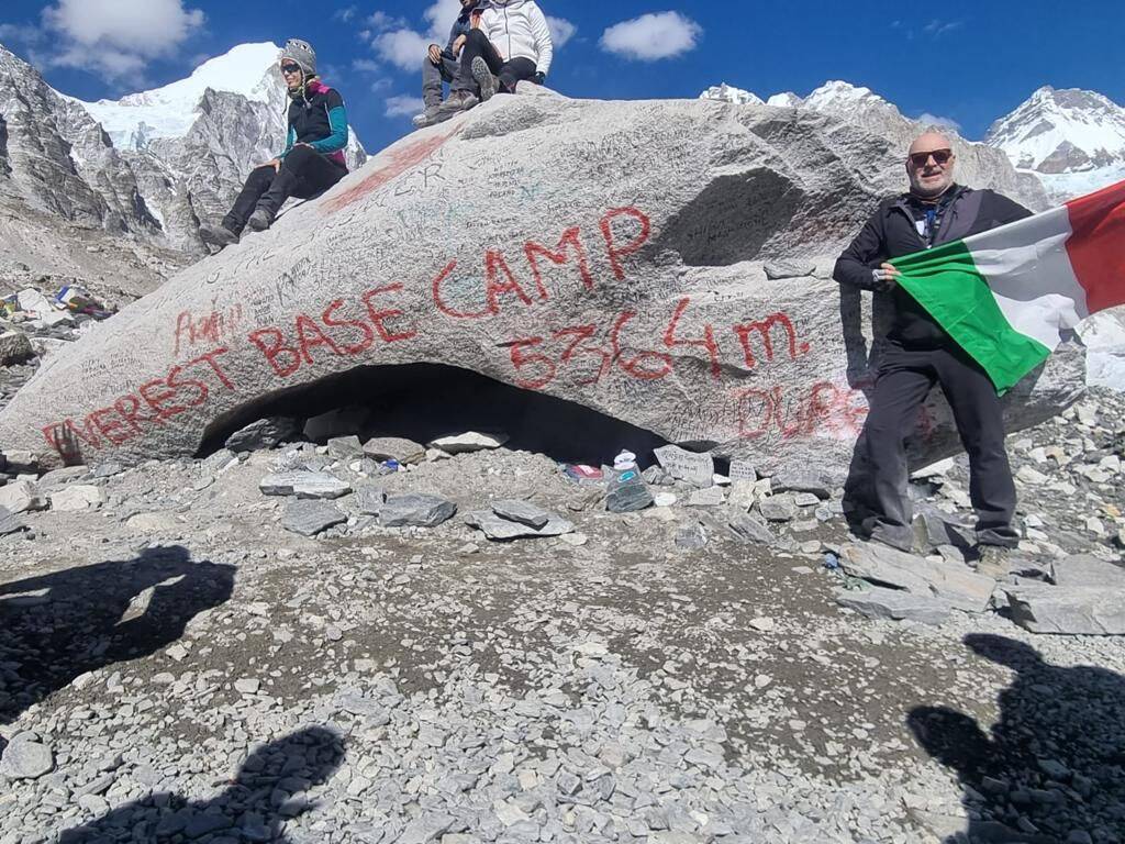 Il campo base dell'Everest