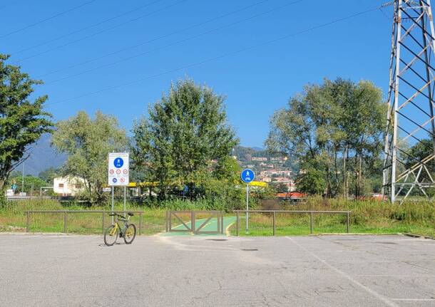 Inaugurato il nuovo tratto della ciclopedonale Besozzo/Caravate