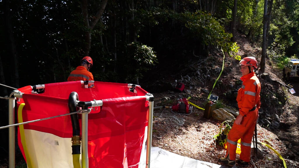 L'esercitazione del Coav Valli del Verbano