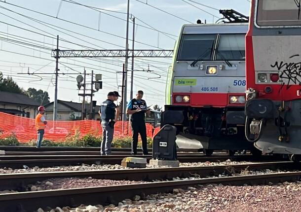 L'incidente ferroviario allo scalo merci di Gallarate