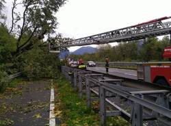 Maltempo in Lombardia, oltre 180 interventi dei vigili del fuoco in 12 ore