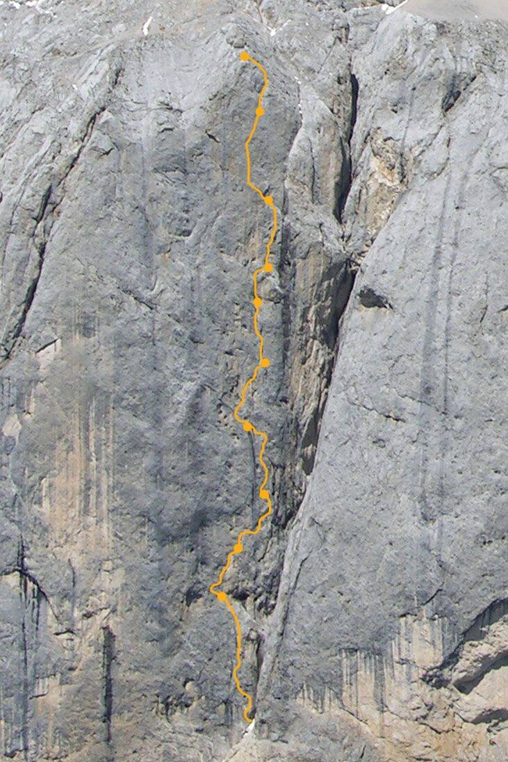 Matteo Della Bordella e Iris Bielli liberano "Madre roccia", nuova via alpinistica sulla Marmolada