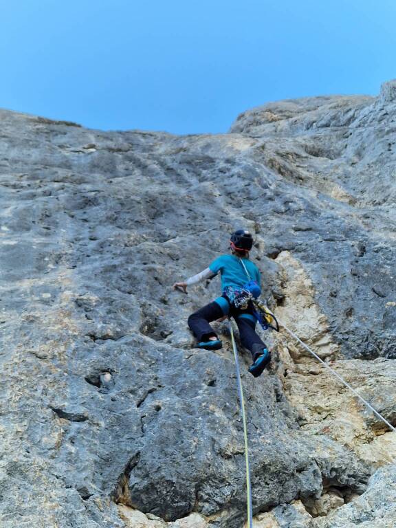 Matteo Della Bordella e Iris Bielli liberano "Madre roccia", nuova via alpinistica sulla Marmolada