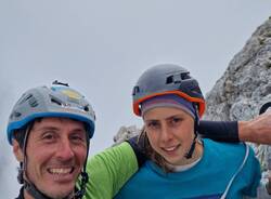 Matteo Della Bordella e Iris Bielli liberano "Madre roccia", nuova via alpinistica sulla Marmolada