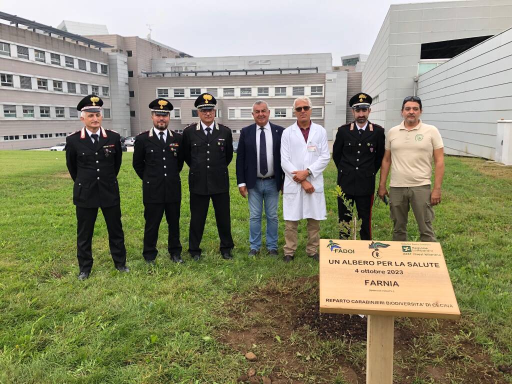 Piantata una quercia all’Ospedale di Legnano con il progetto “Una pianta per il futuro”