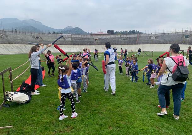 Le pulciniadi a Varese: 400 bambini in gara allo stadio