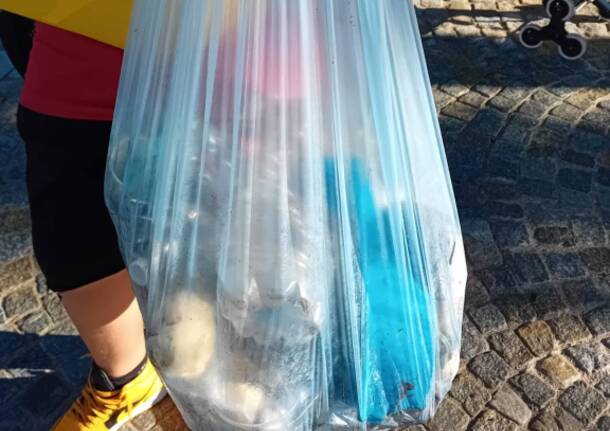 Puliamo il mondo sul lungolago di Laveno