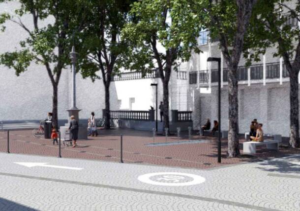 Vedano Olona - Il progetto definitivo di piazza San Maurizio