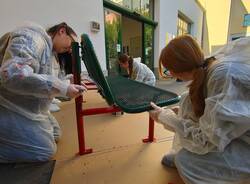 Alla Liuc una panchina rossa per dire "mai più"