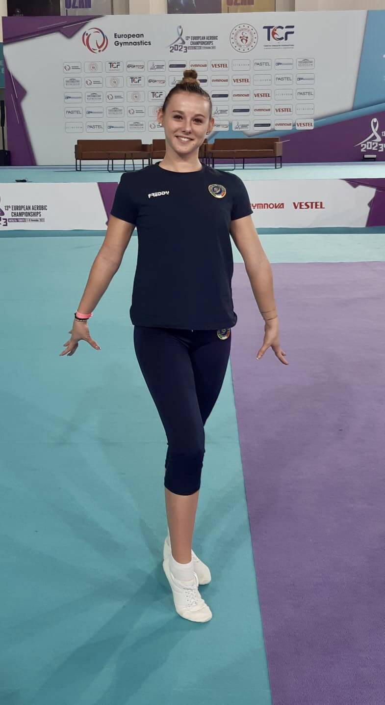 Campionato europeo di Aerobica, in pedana la legnanese Chiara Beretta
