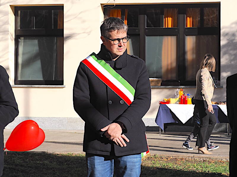La panchina rossa a Gallarate
