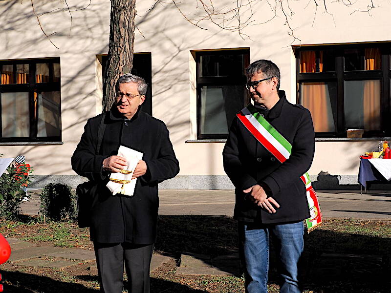 La panchina rossa a Gallarate