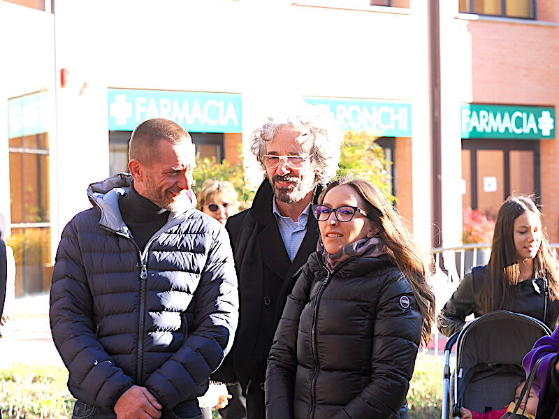 La panchina rossa a Gallarate