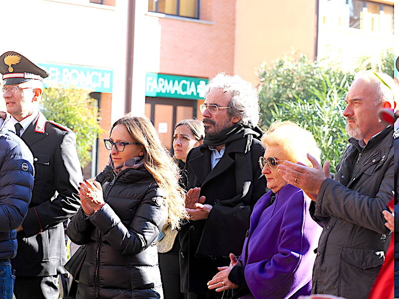 La panchina rossa a Gallarate