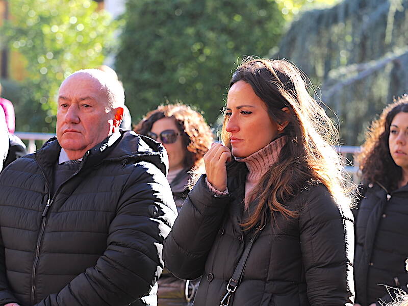 La panchina rossa a Gallarate