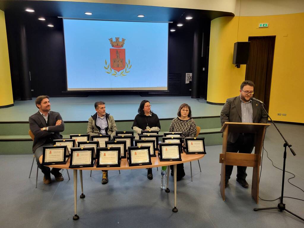 Consegna delle benemerenze sportive a Rescaldina