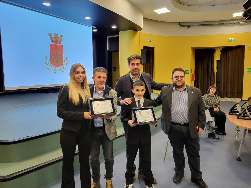 Consegna delle benemerenze sportive a Rescaldina