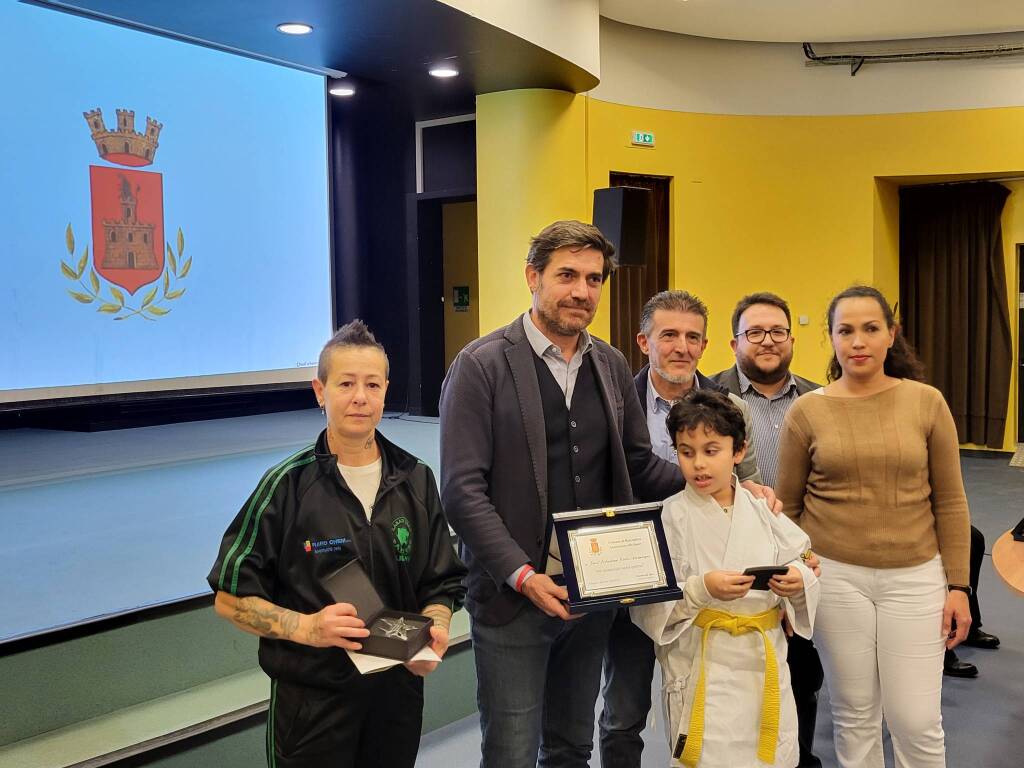 Consegna delle benemerenze sportive a Rescaldina