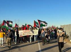 Corteo per la pace in Palestina a Nerviano