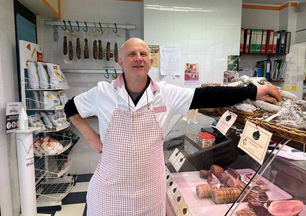 Elidoro Bergamaschi, macelleria di Ispra 