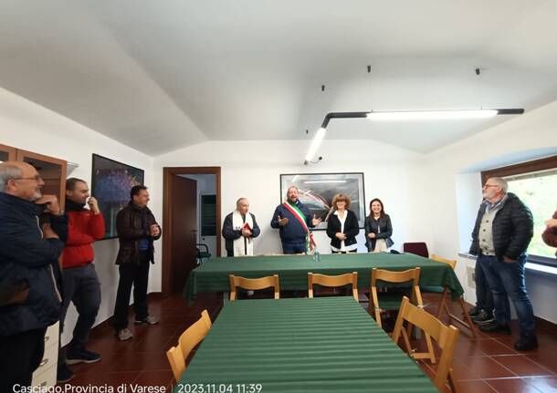 Inaugurata la nuova sede dell'Associzione Anni Verdi di Casciago